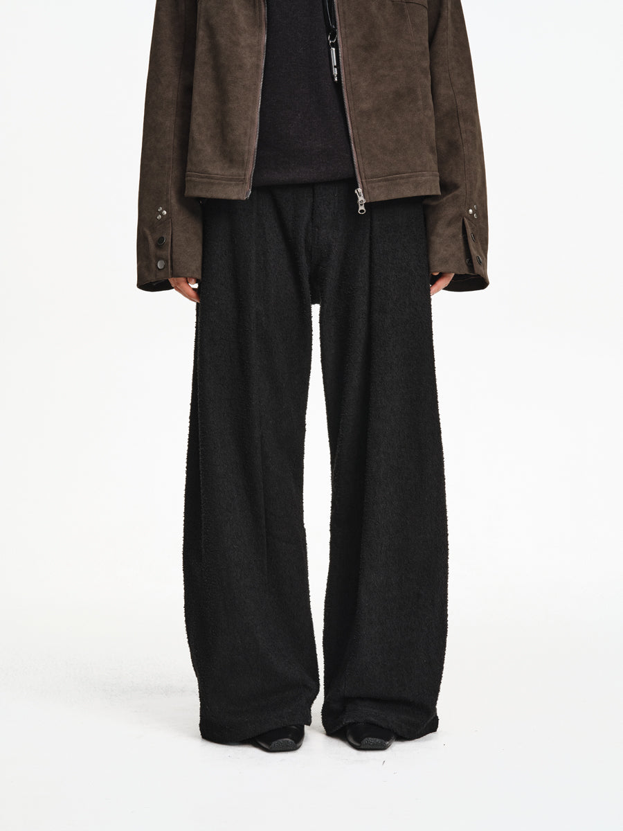 Custom-Woven Twill Casual Pants