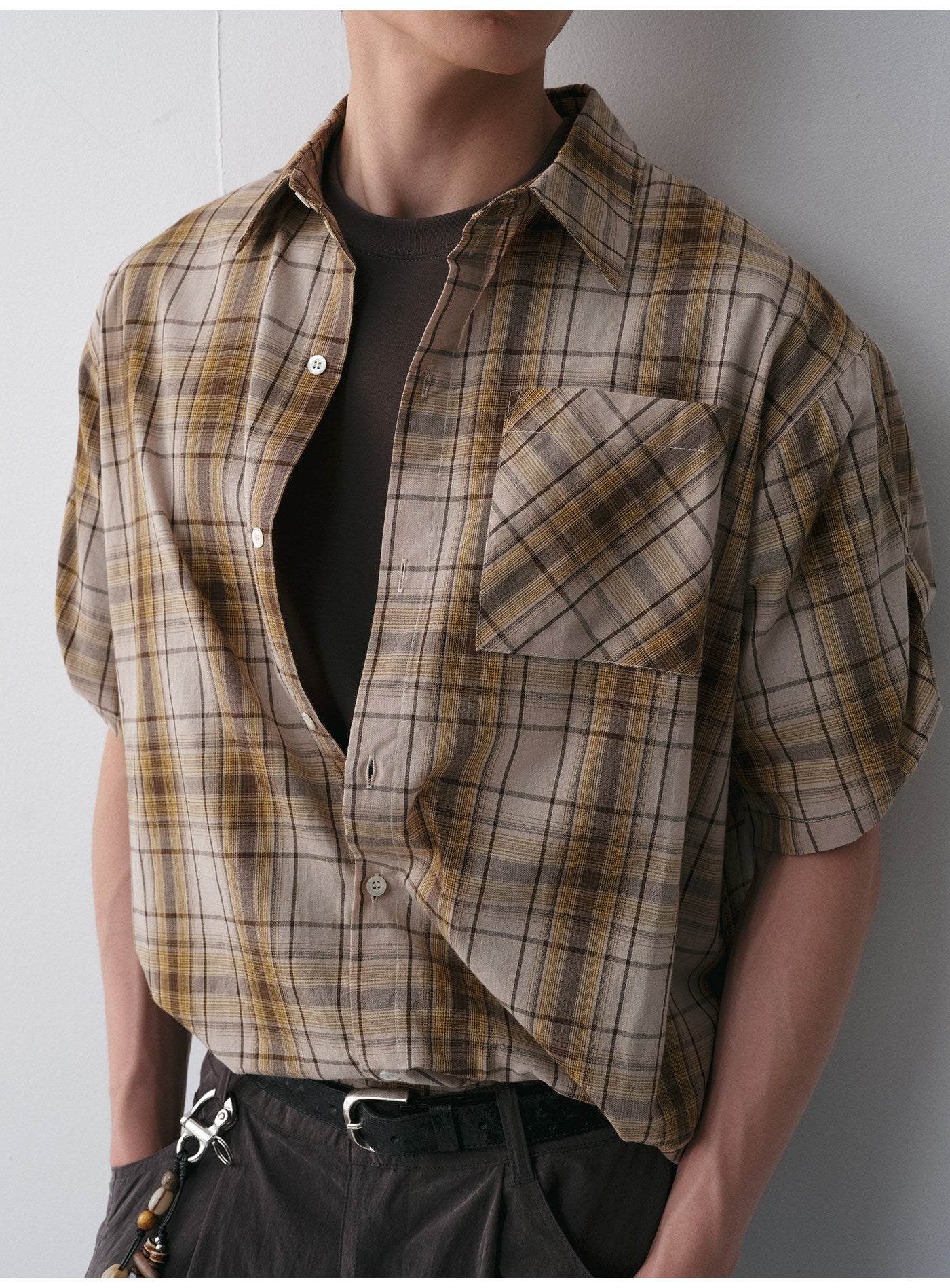Checkered Shirt with UV Protection