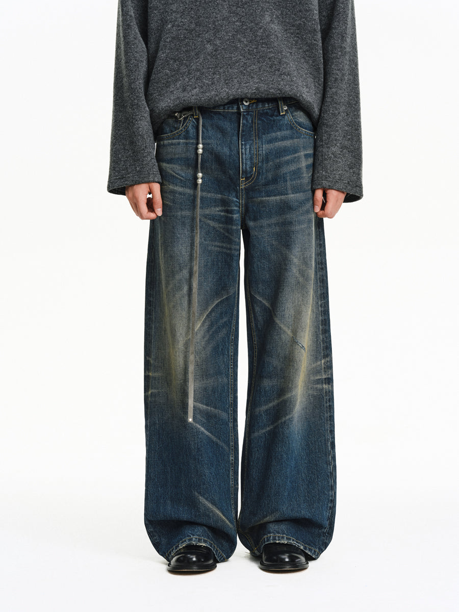 Vintage-Washed Jeans