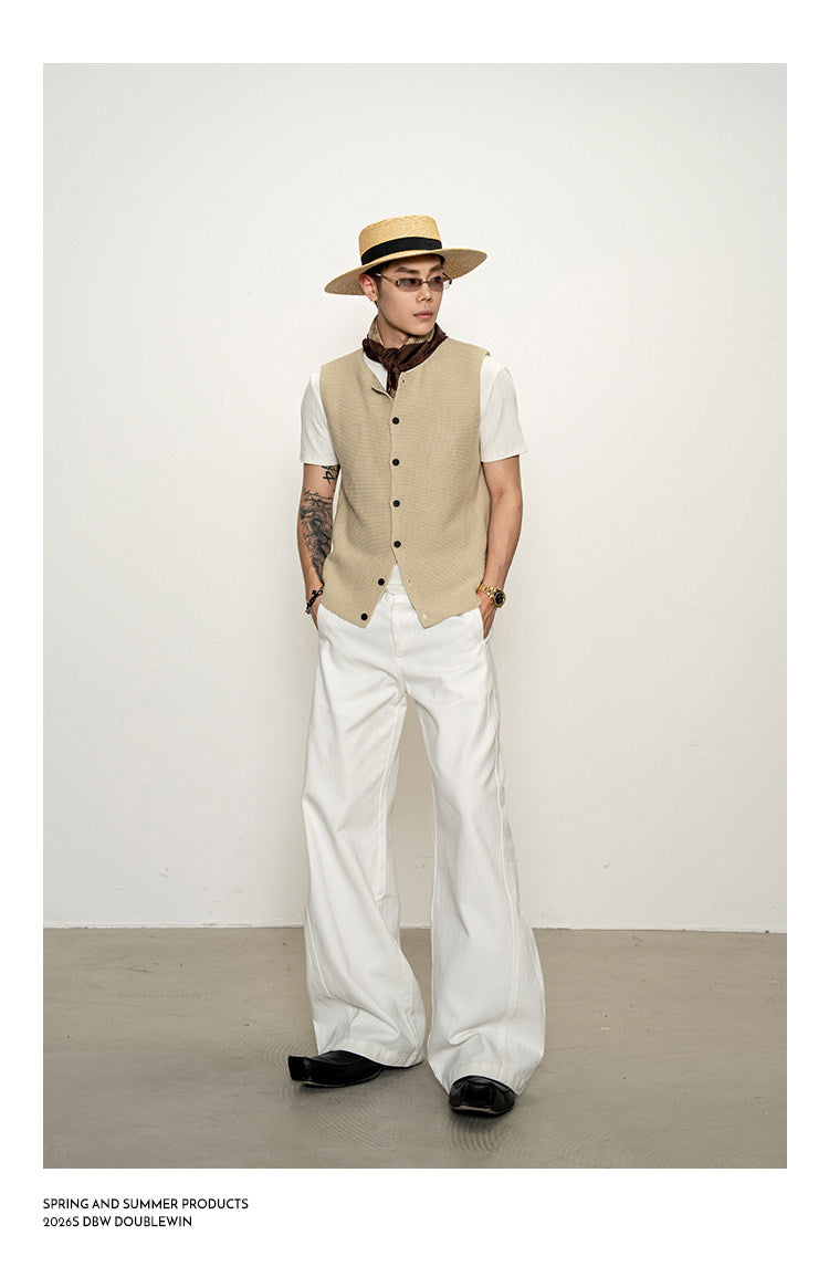 Breathable knit vest