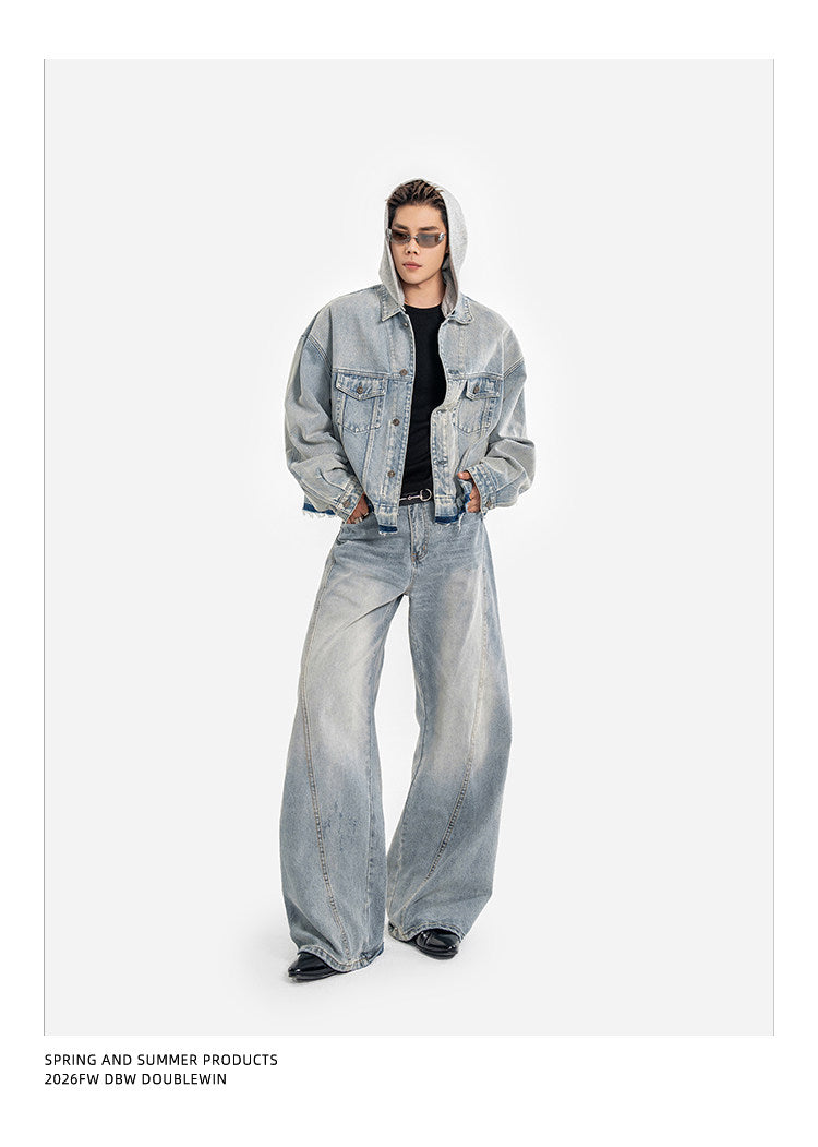 Gradient Denim Pants