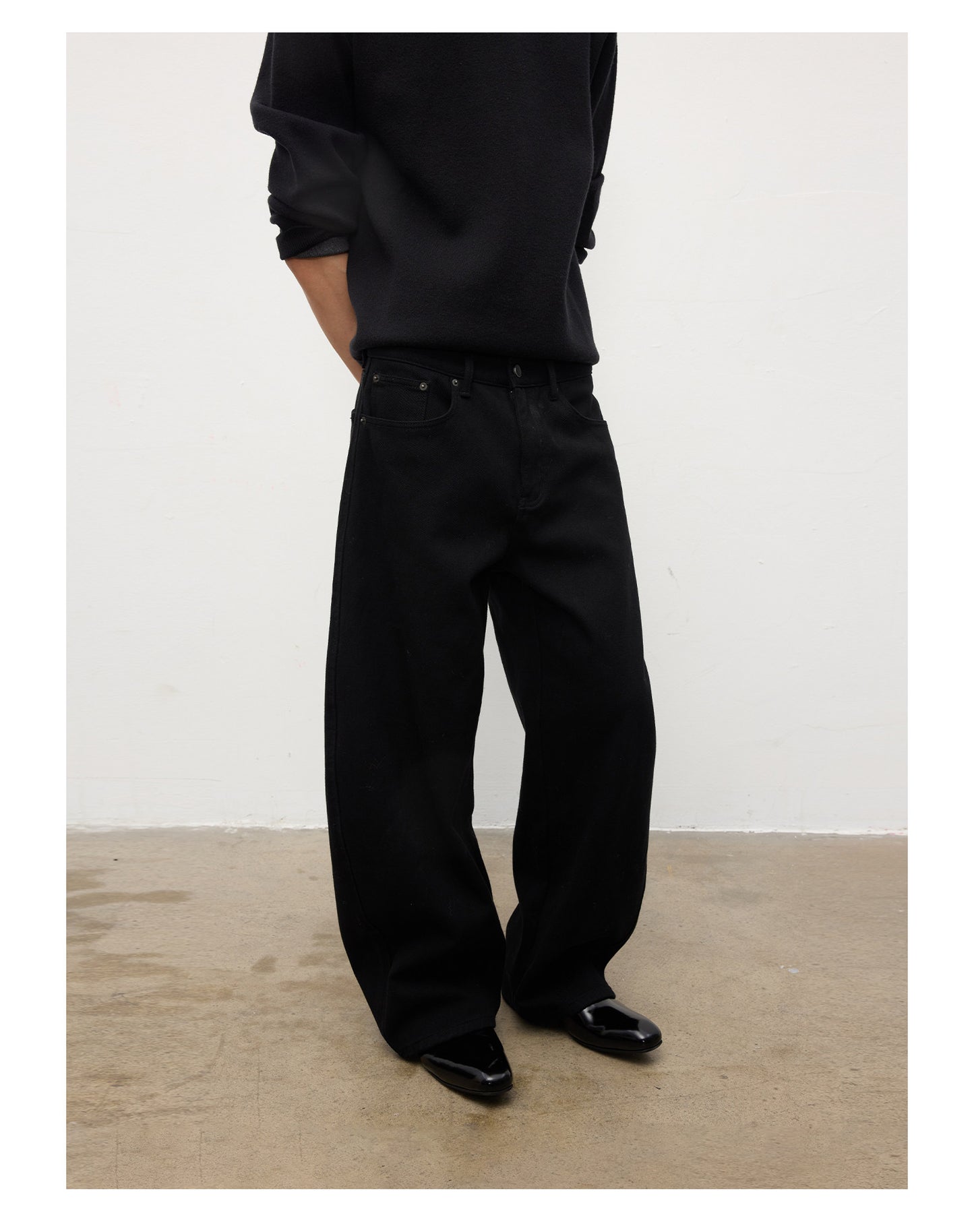 French Style Denim Pants