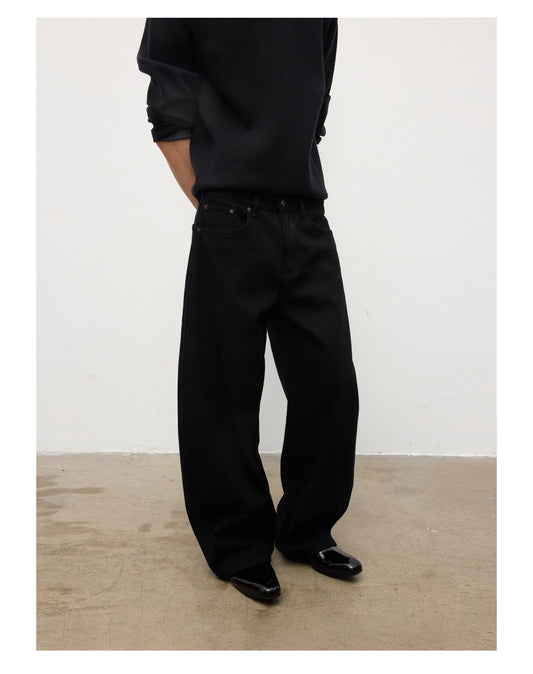 French Style Denim Pants