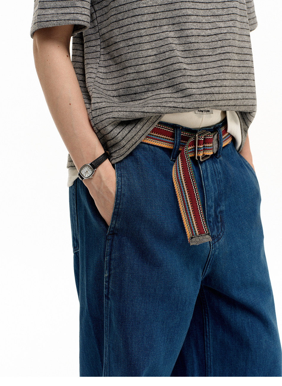 Heavyweight Wide Straight-Leg Jeans