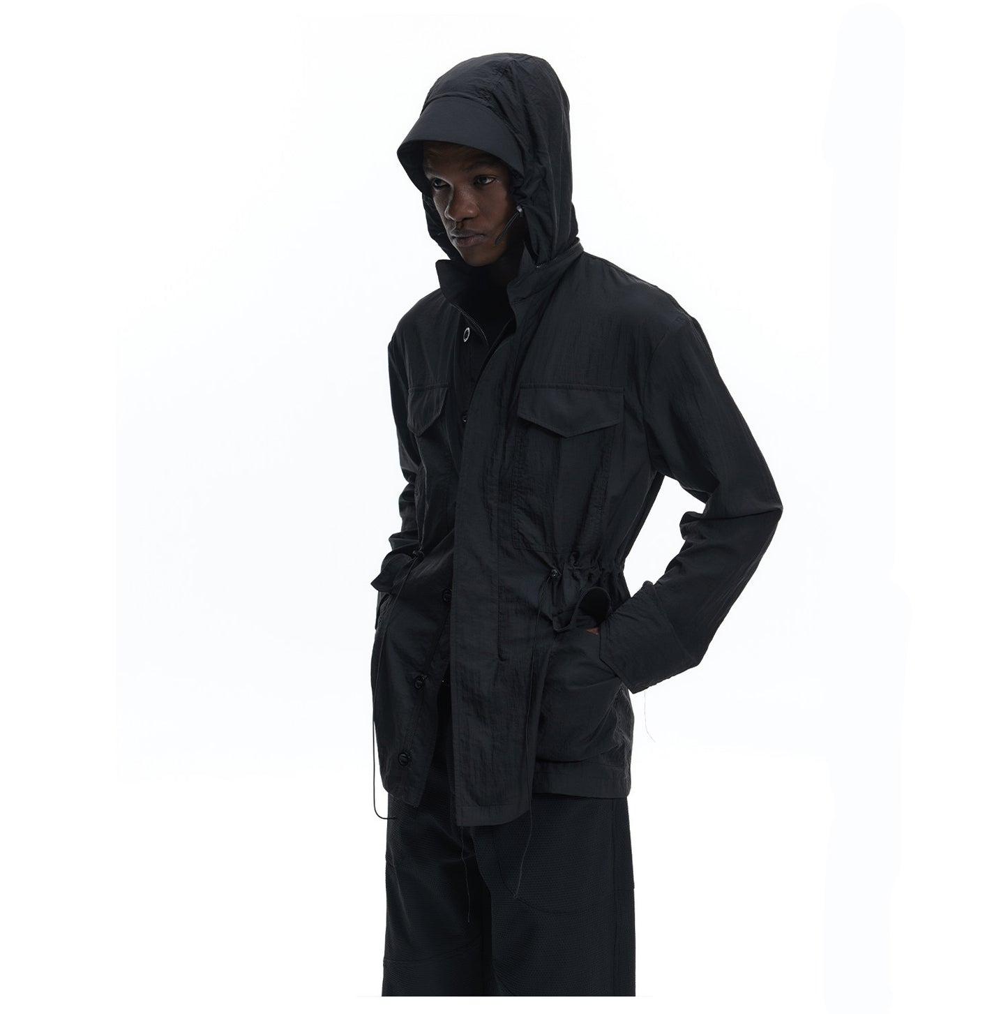 D-Cut Hooded Sun Protection Jacket