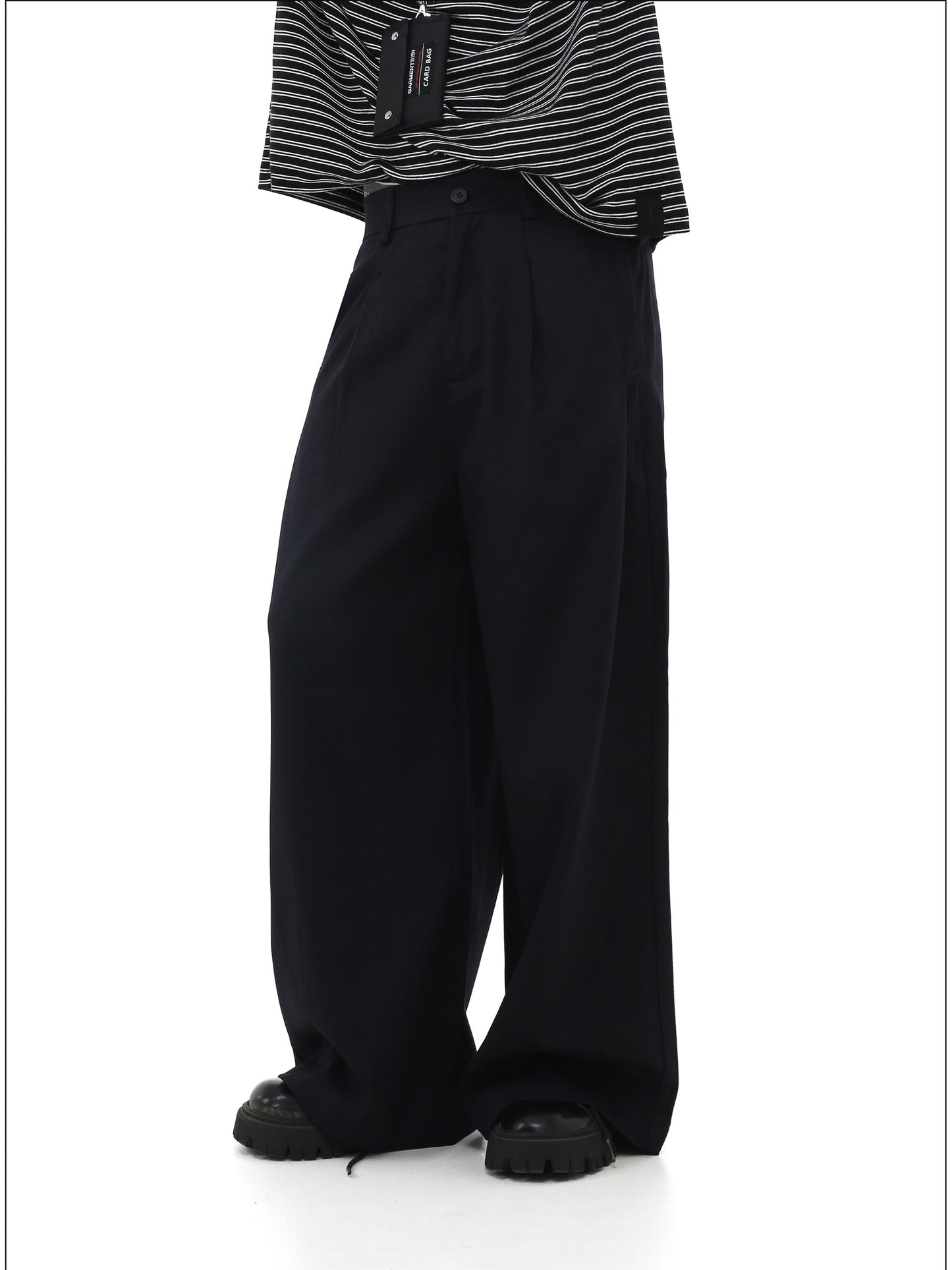 Elastic Waist Relaxed Casual Pants