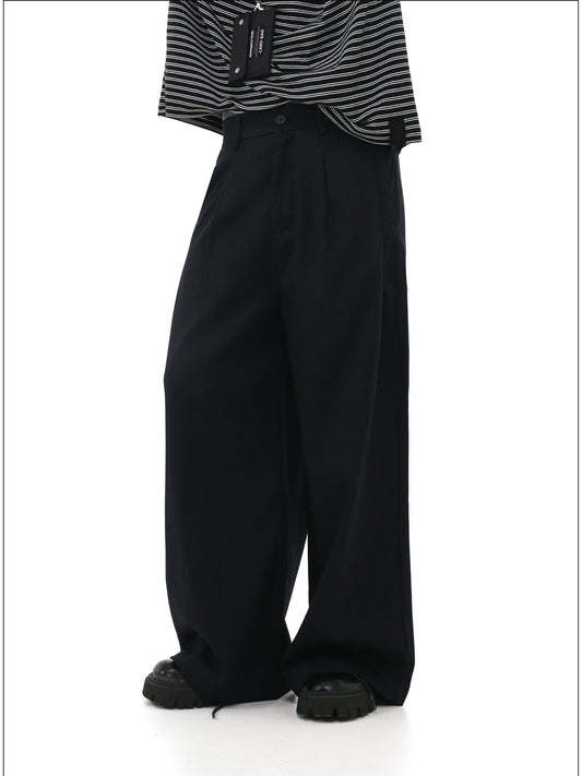 Elastic Waist Relaxed Casual Pants