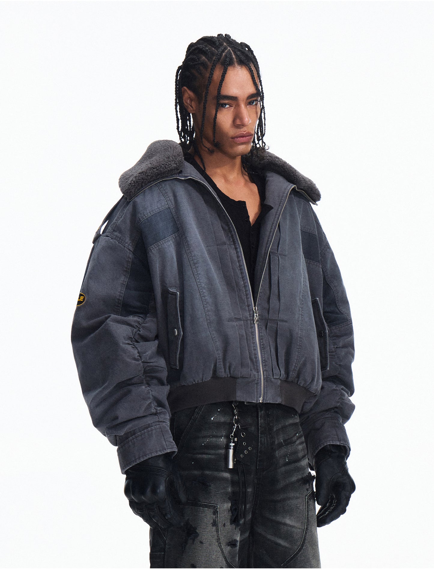 Lambskin Collar Jacket