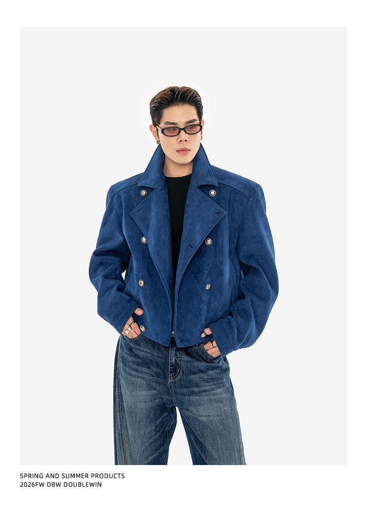Matte Suede Short Jacket