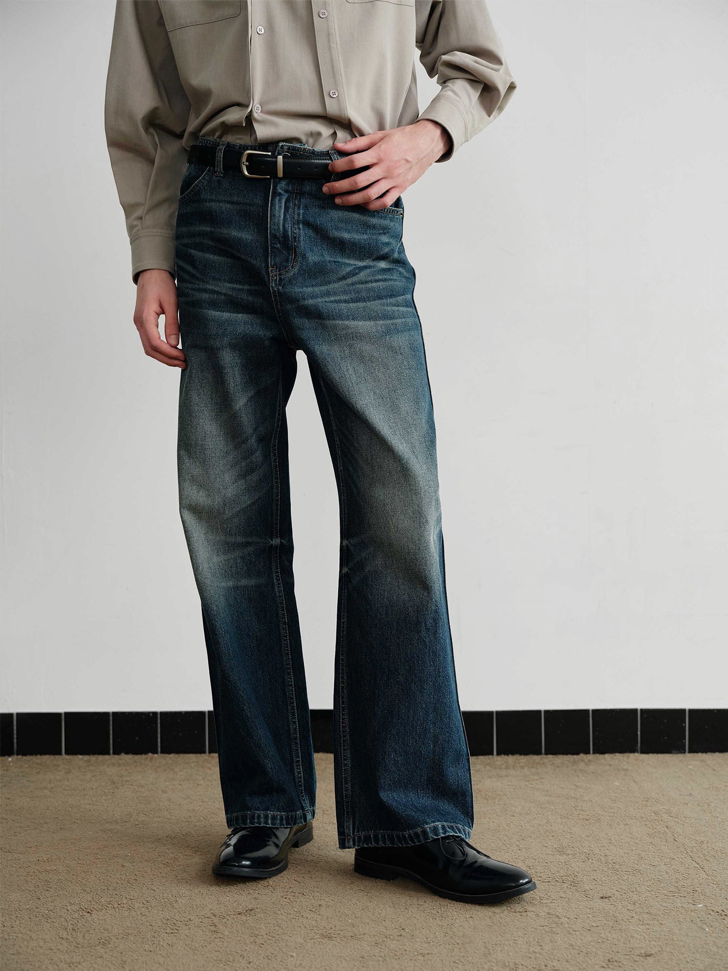 Butterfly Wing Denim Pants