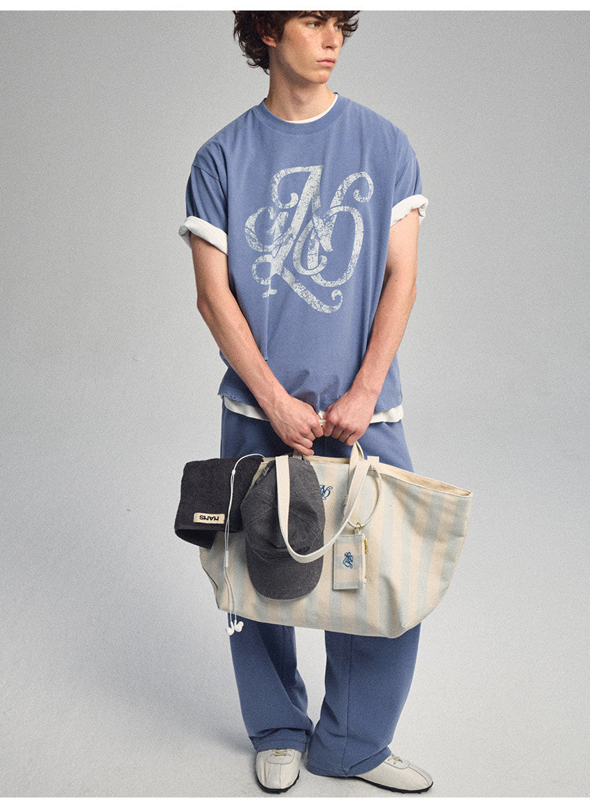 Double-Handle Beach Tote Bag