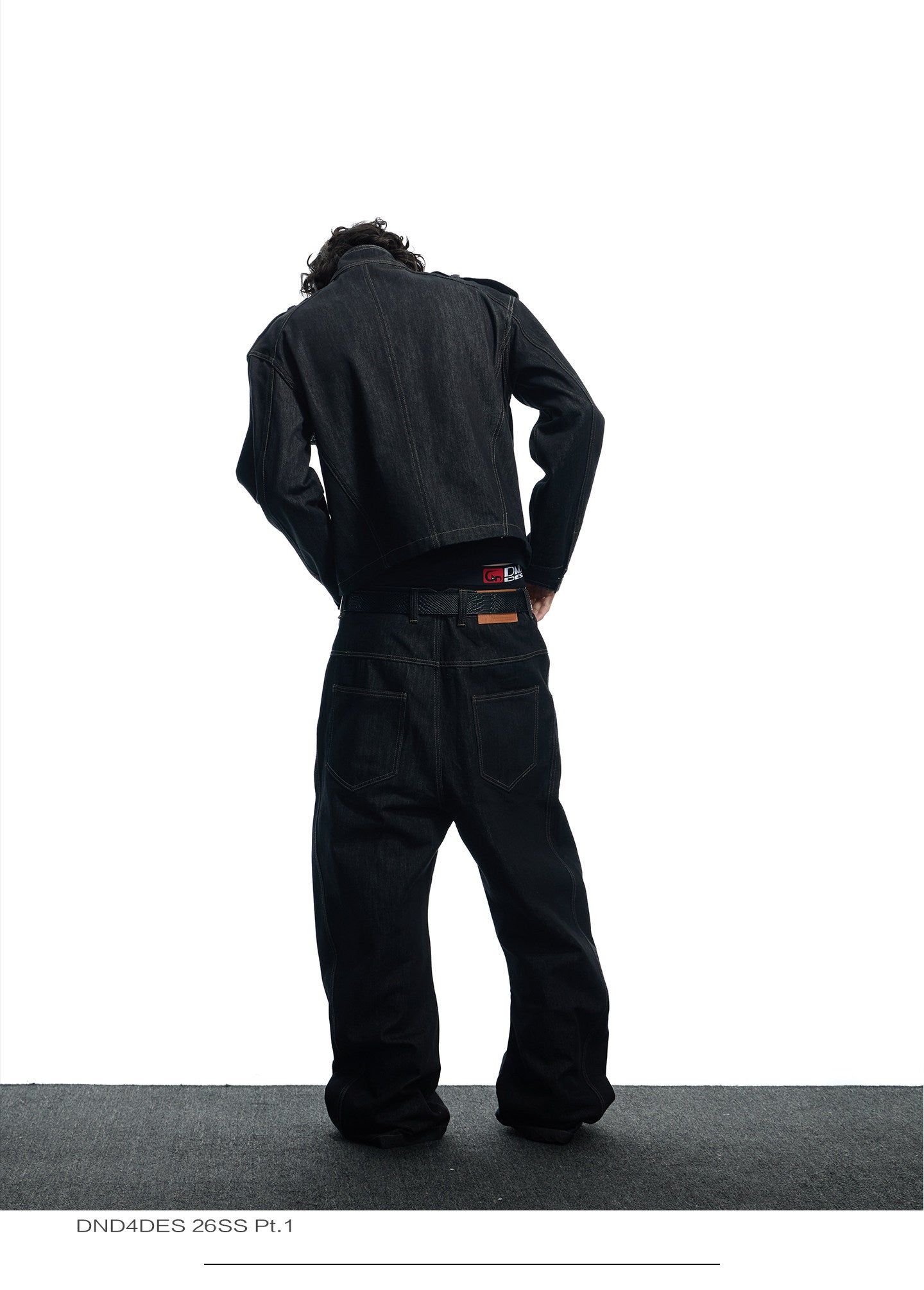 Retro Design Stand Collar Denim Jacket