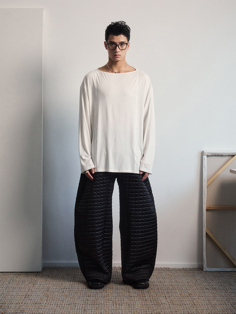 Relaxed Off-Shoulder T-Shirt