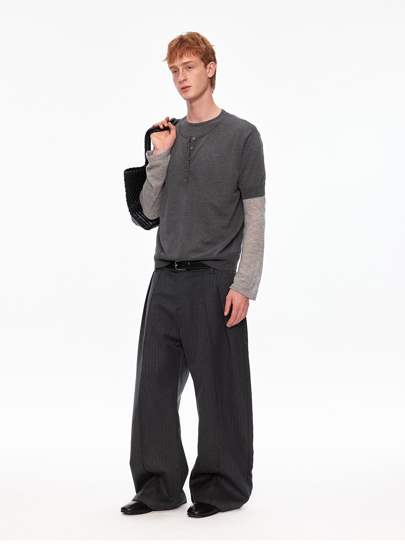 Two-Tone Casual Knit