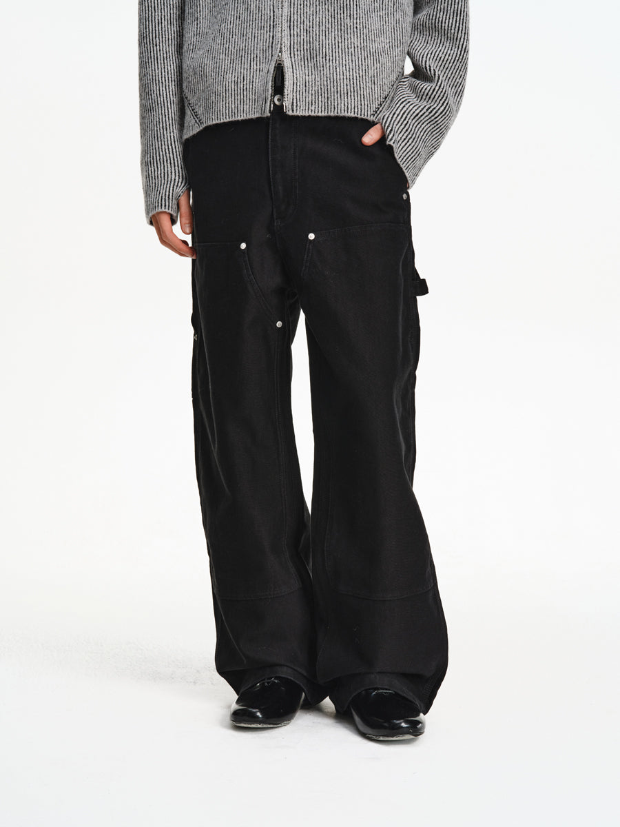Straight-Leg Casual Pants