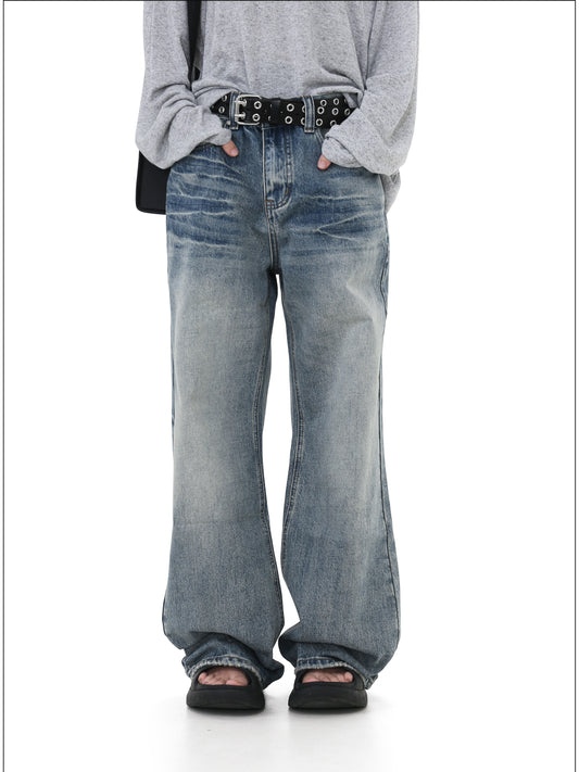 Retro Straight-Leg Jeans