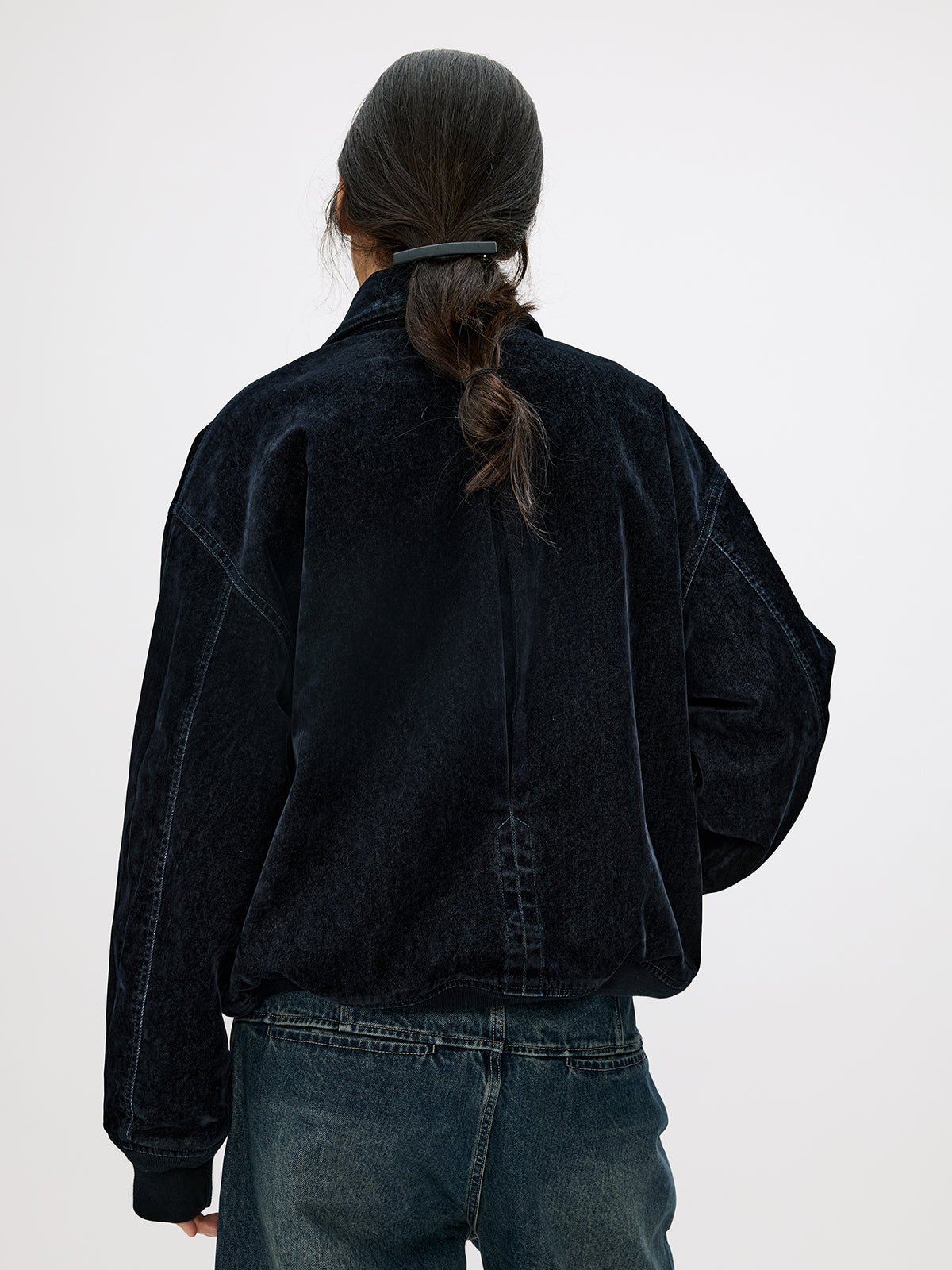 Flock Denim Bomber Jacket