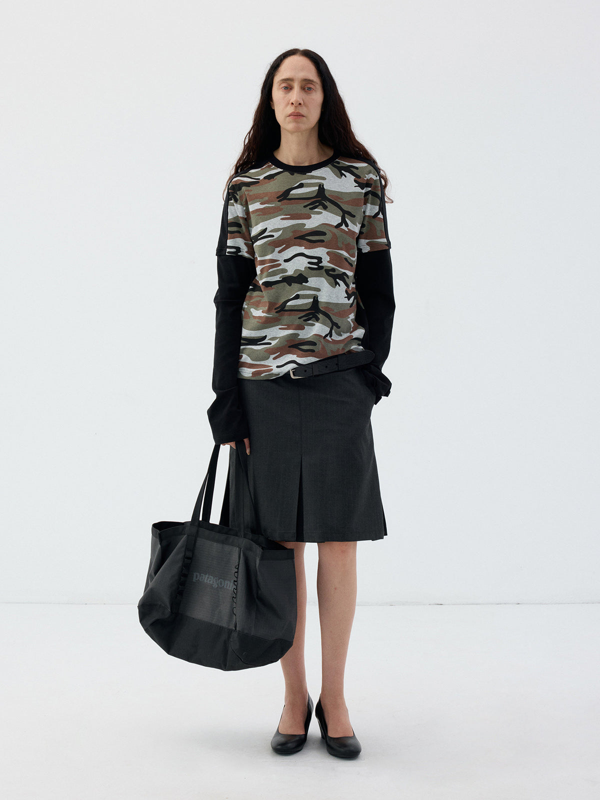 Faux Two-Piece T-Shirt