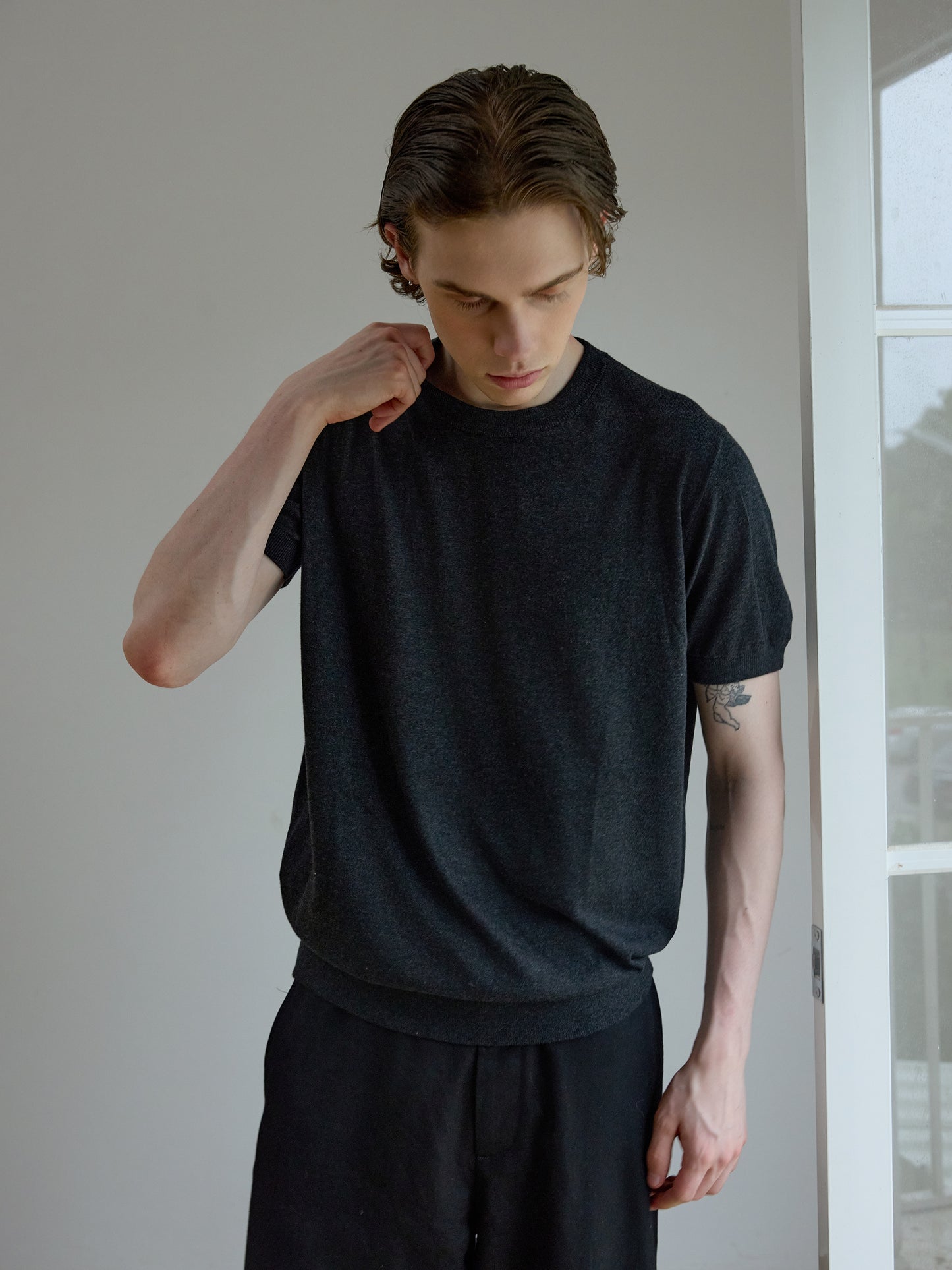 Slim crew neck T-shirt
