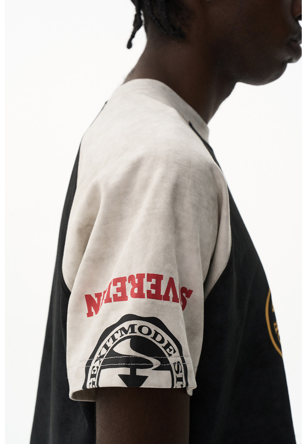 Wax Print Raglan T-Shirt