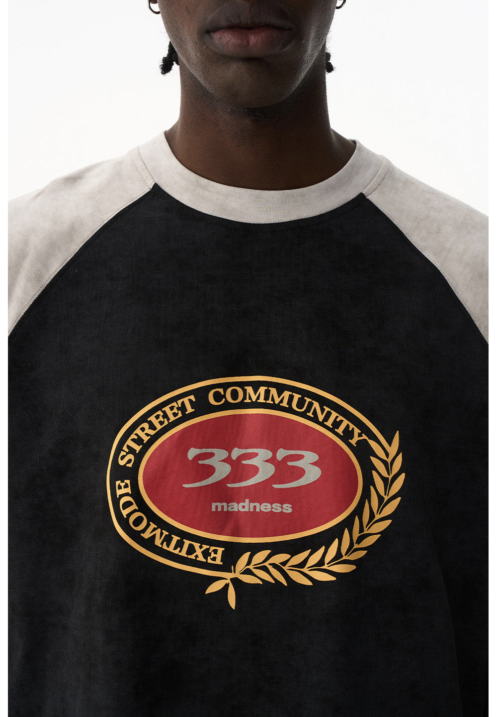 Wax Print Raglan T-Shirt