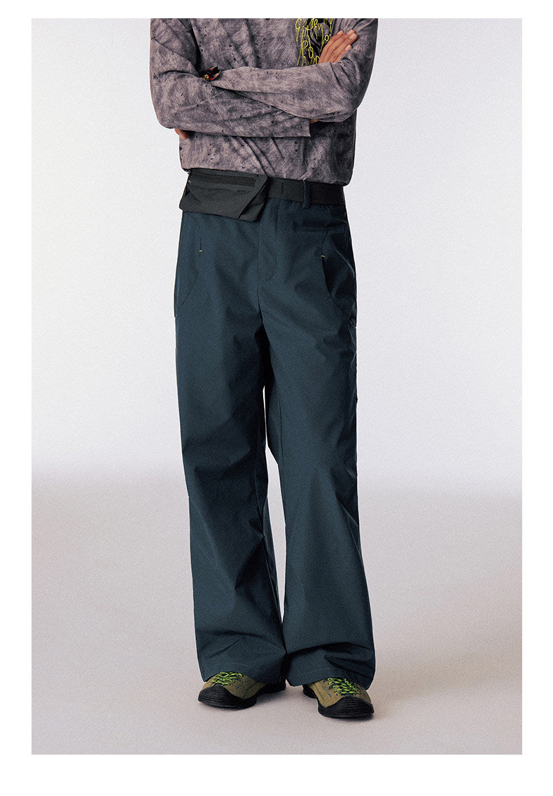 Swirl Pocket Casual Pants