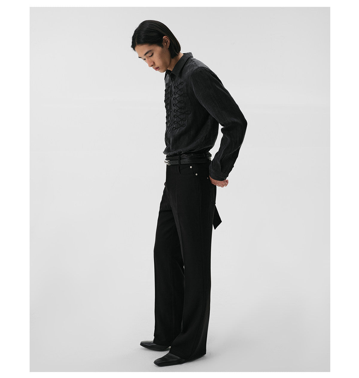 Napoleon-Collar Shirt