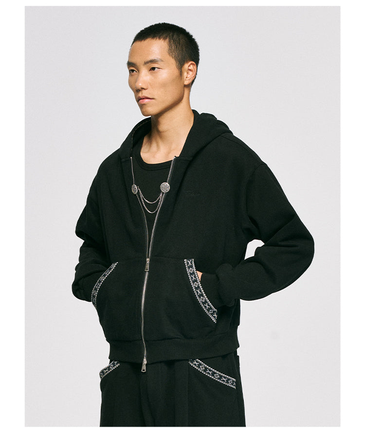 Short Hooded Sweatshirt