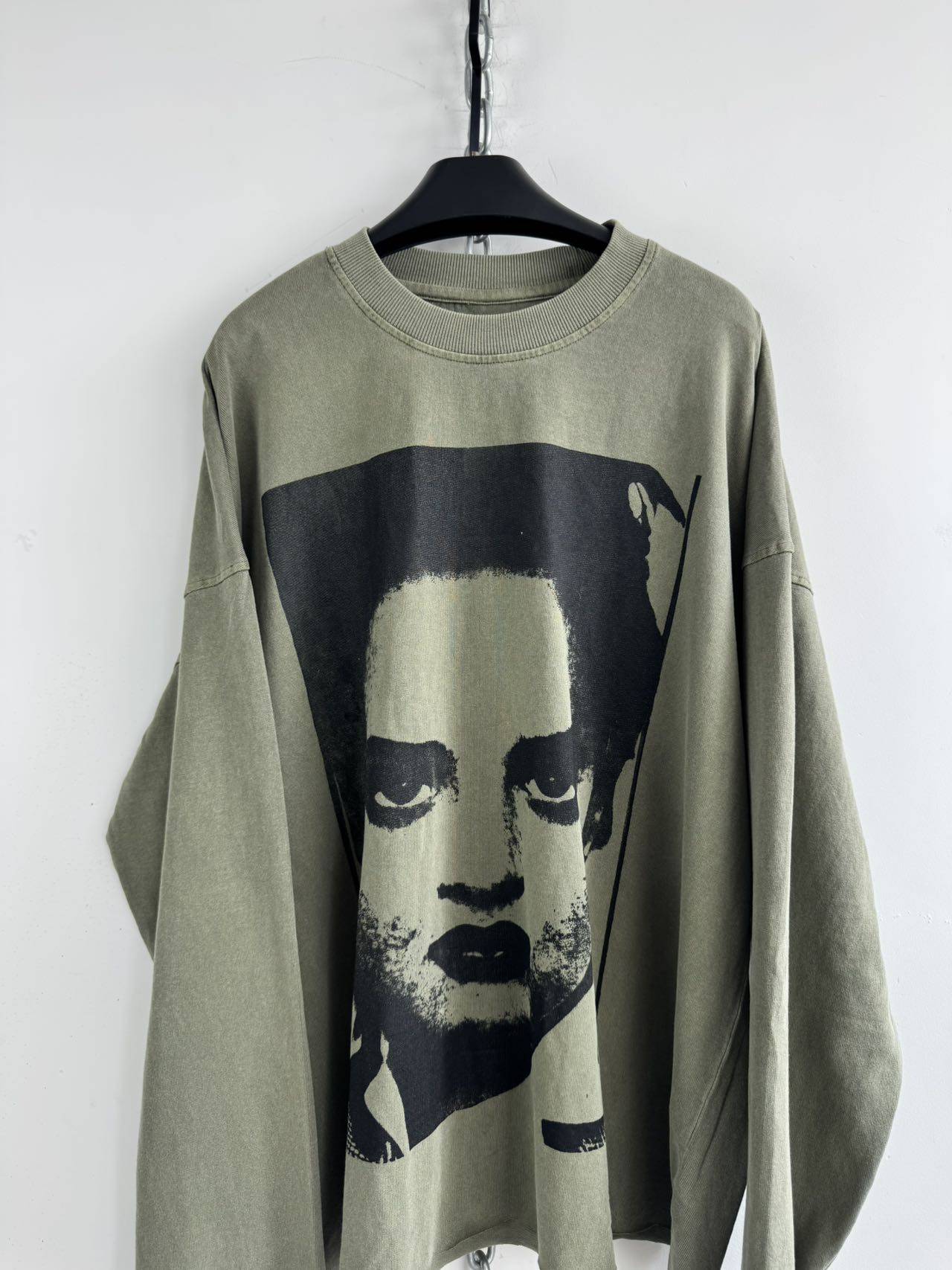 Distressed Wash Print T-Shirt