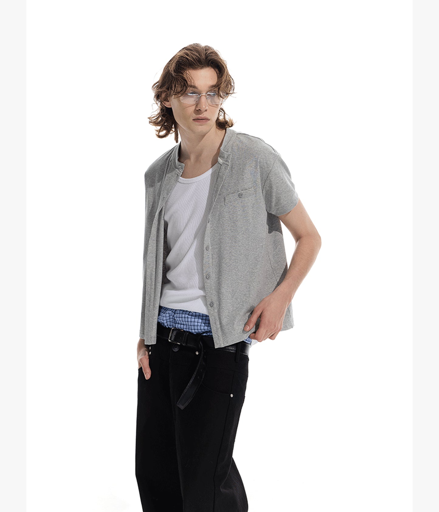 Straight Shoulder Cardigan