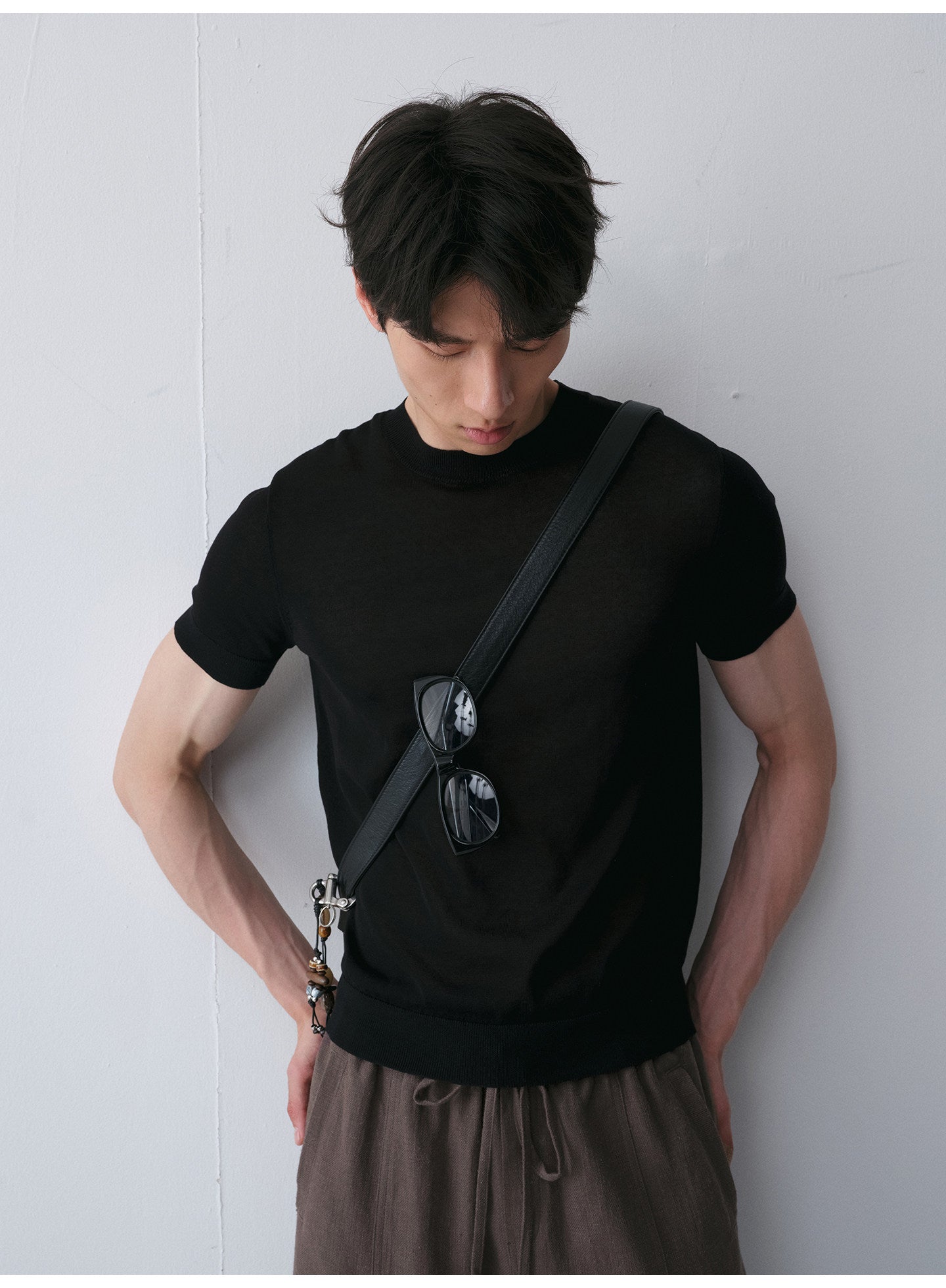 Fitted Summer Knit Shirt