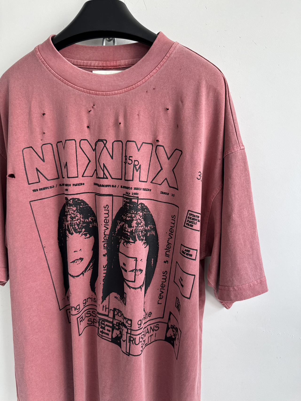 Wash-Finish Unisex Loose-Fit T-Shirt