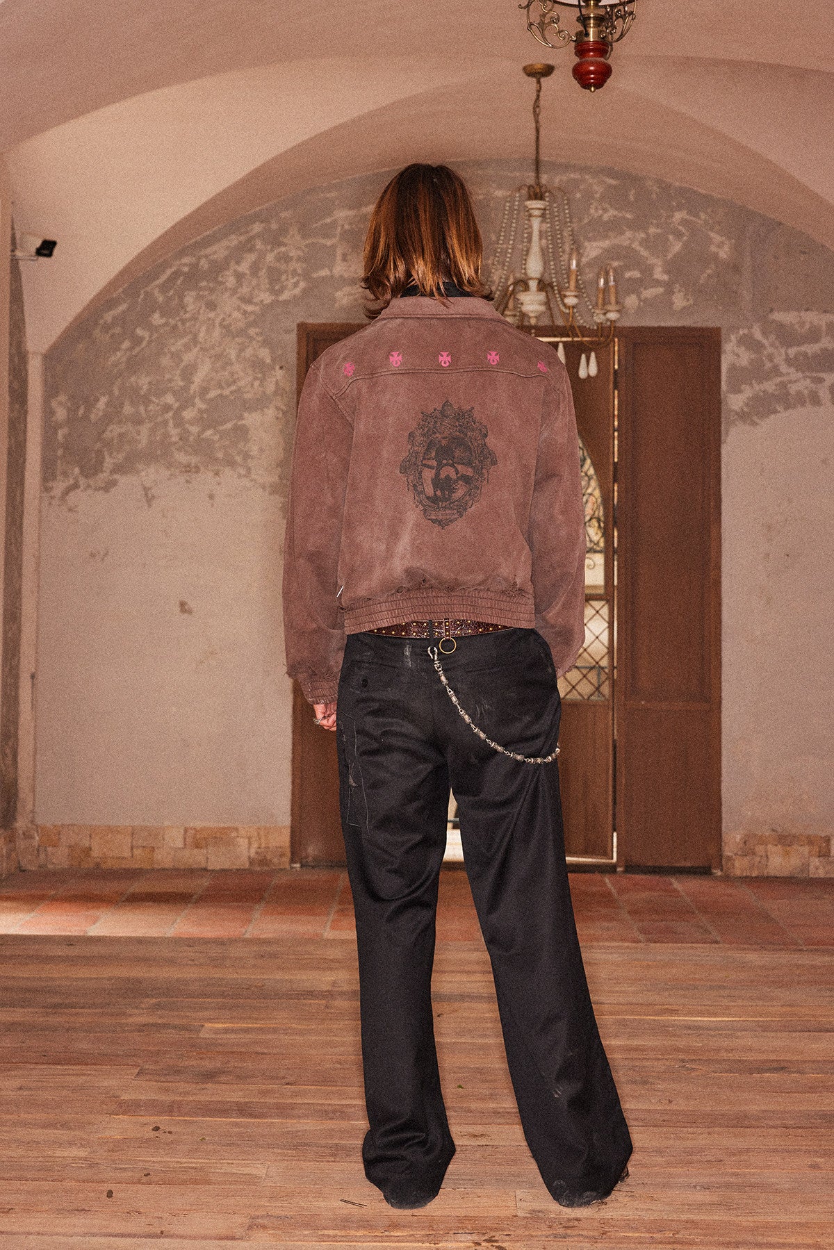 Appliqué Print Jacket