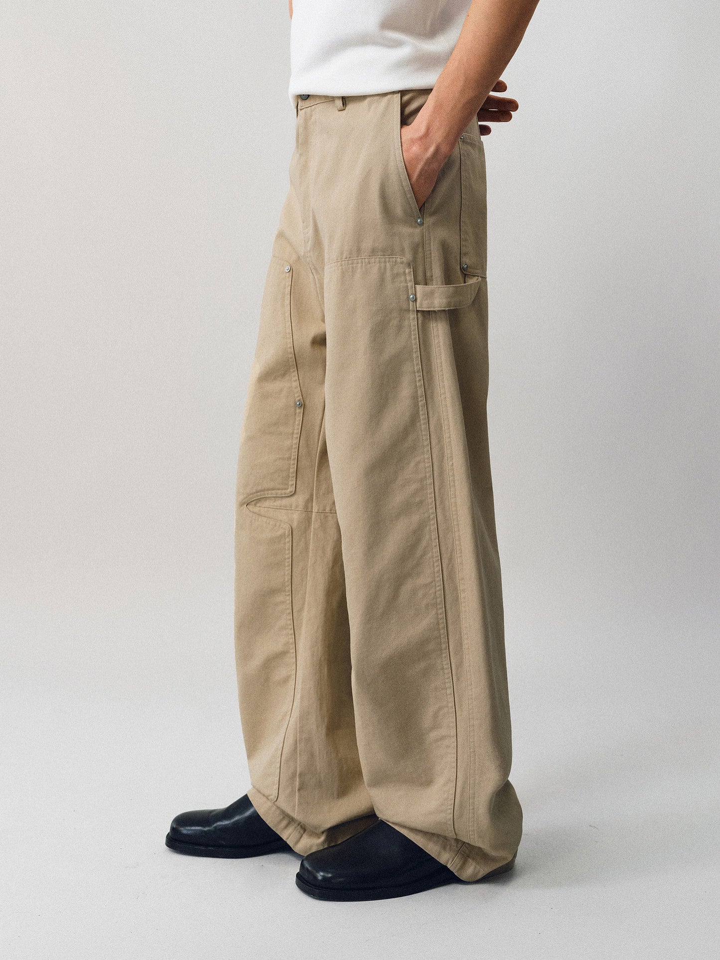 Curved-Blade Work Pants