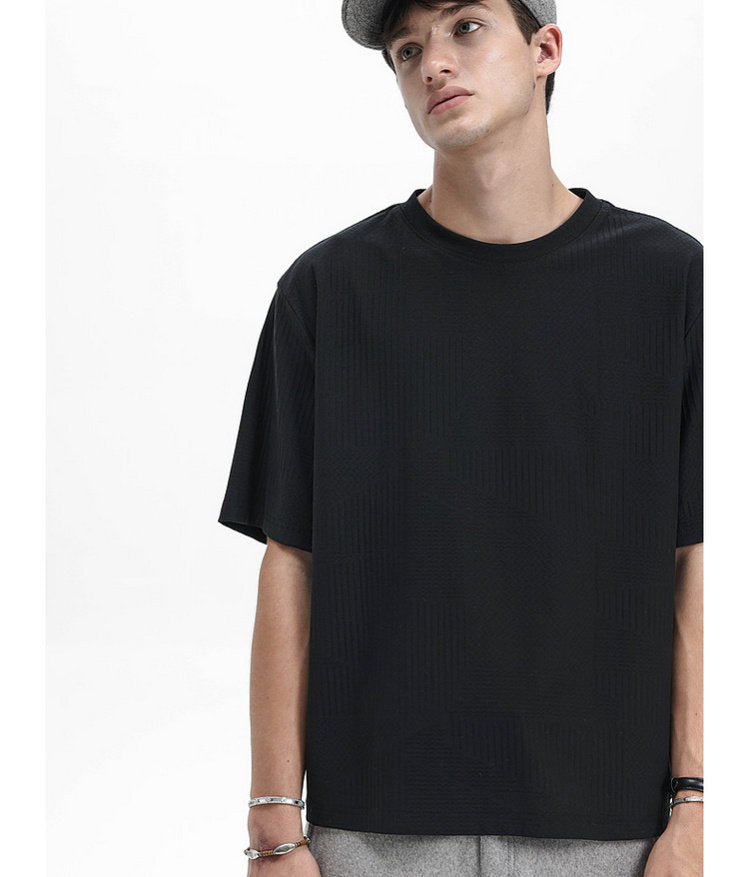 Basic and Simple Round-Neck T-Shirt