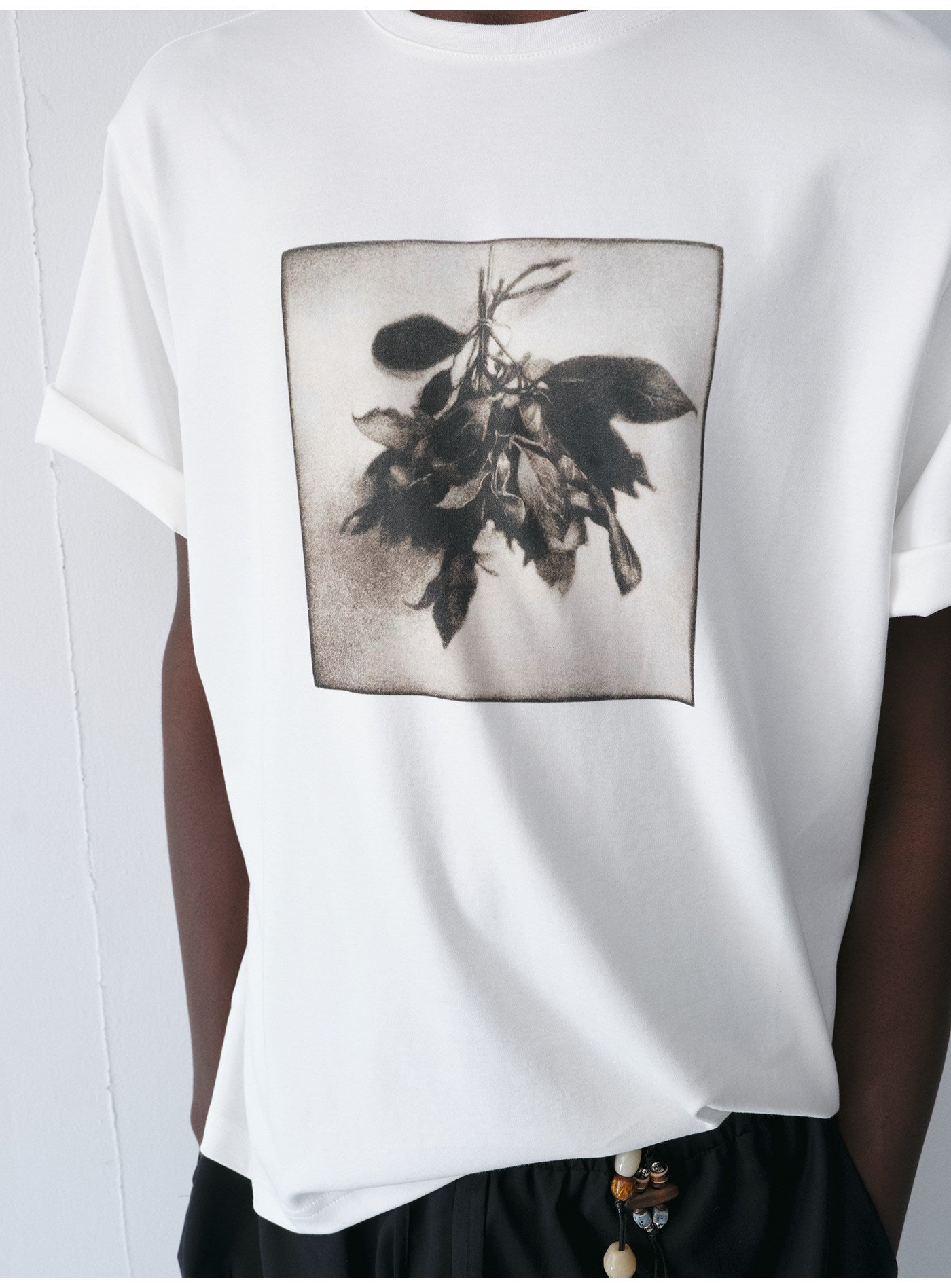 Bouquet Print Crew Neck T-Shirt