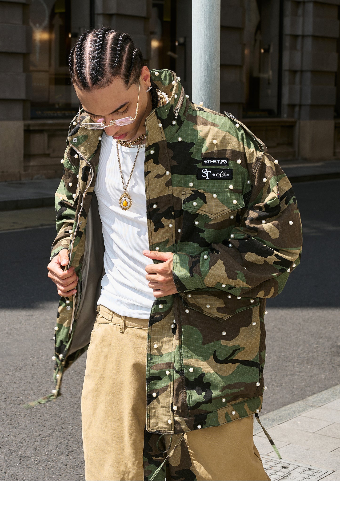 Camouflage Pearl Jacket