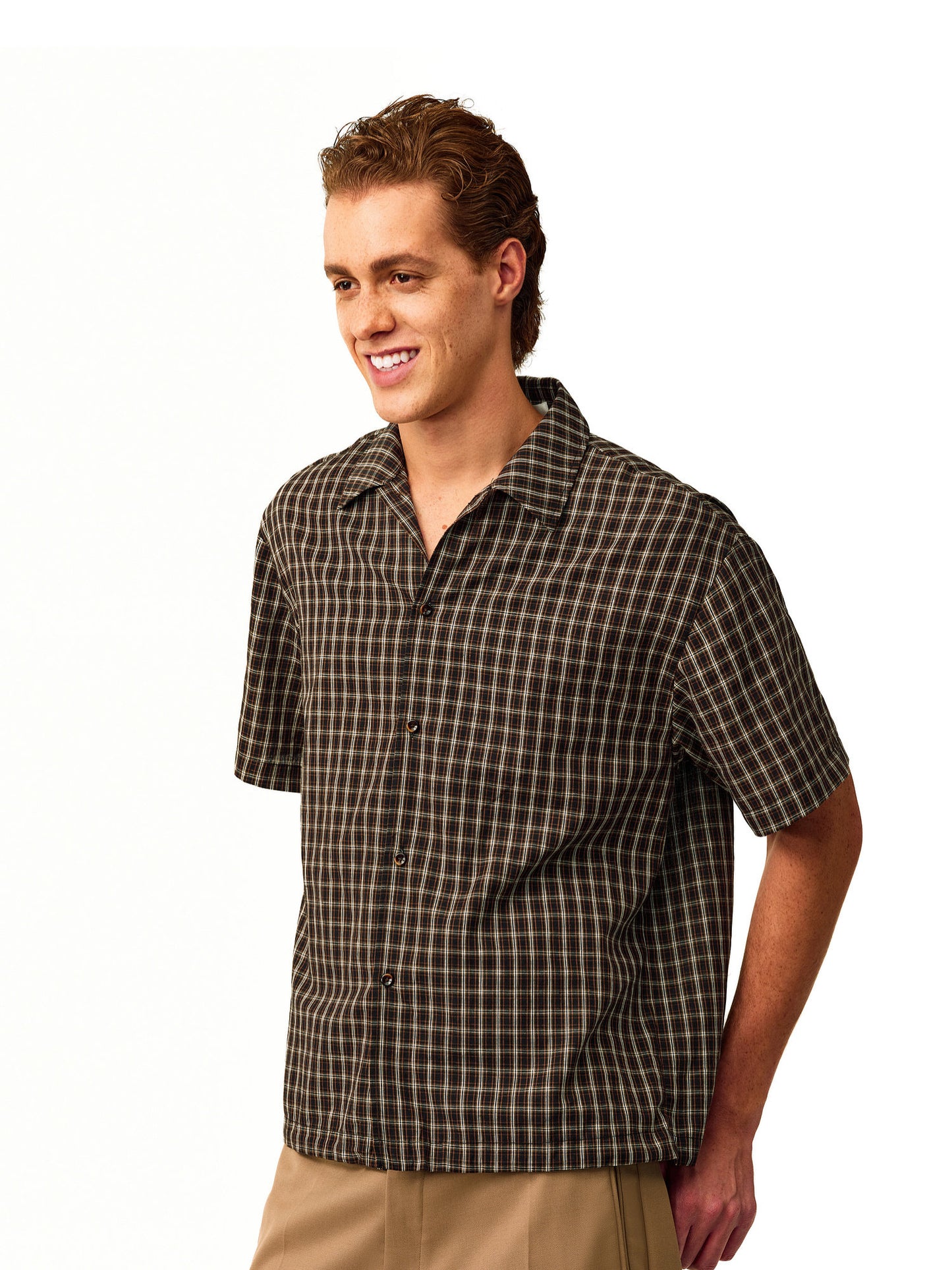Linen Check Shirt