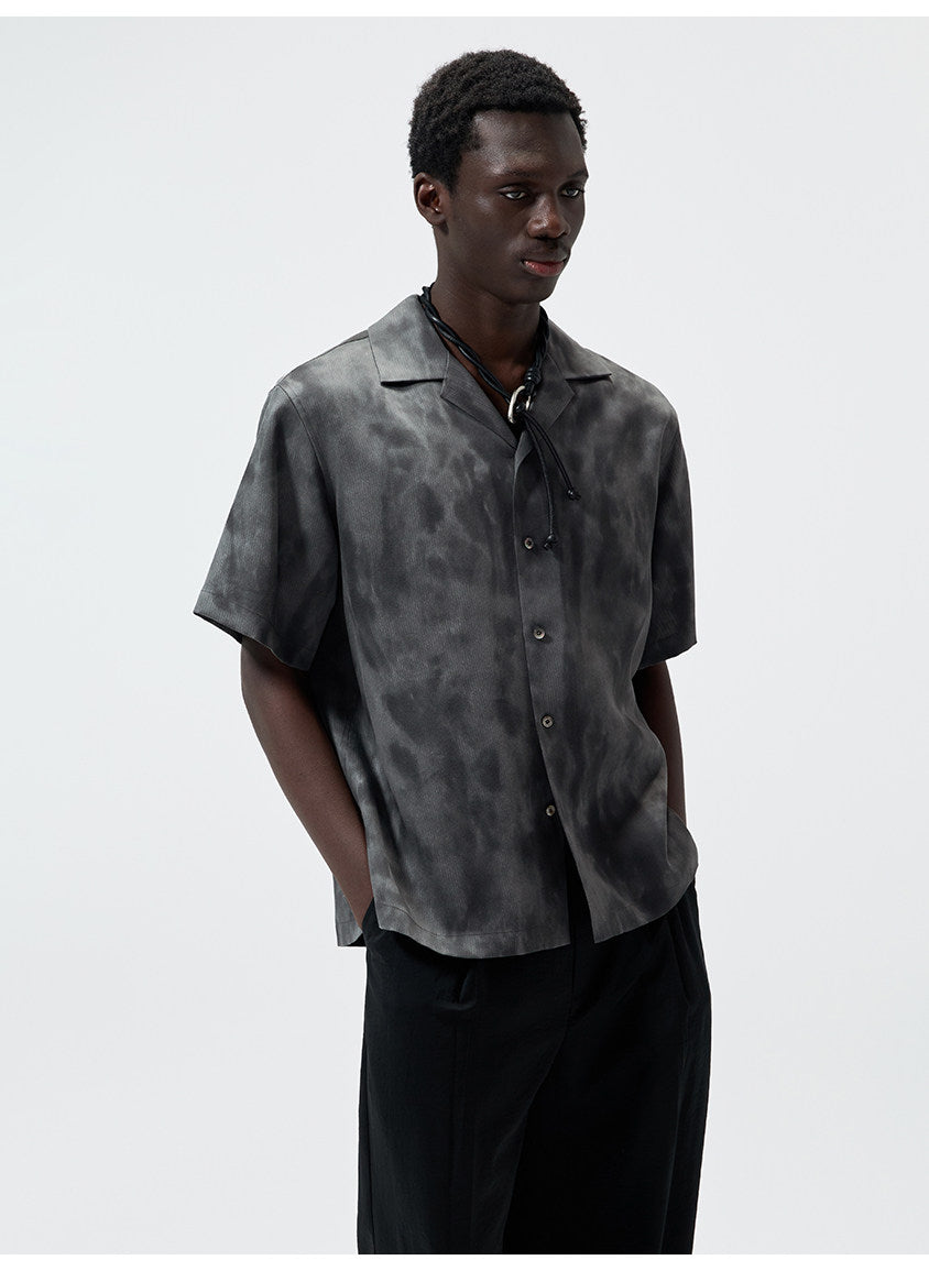 Printed Slit Shirt