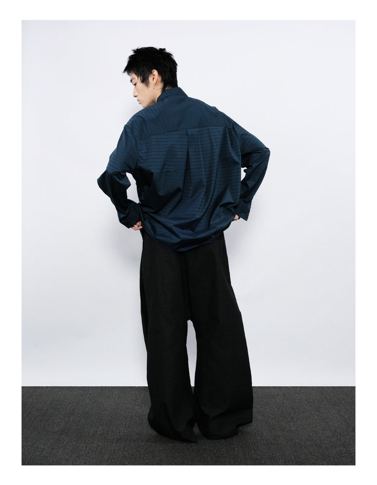 Pleated Silhouette Shirt
