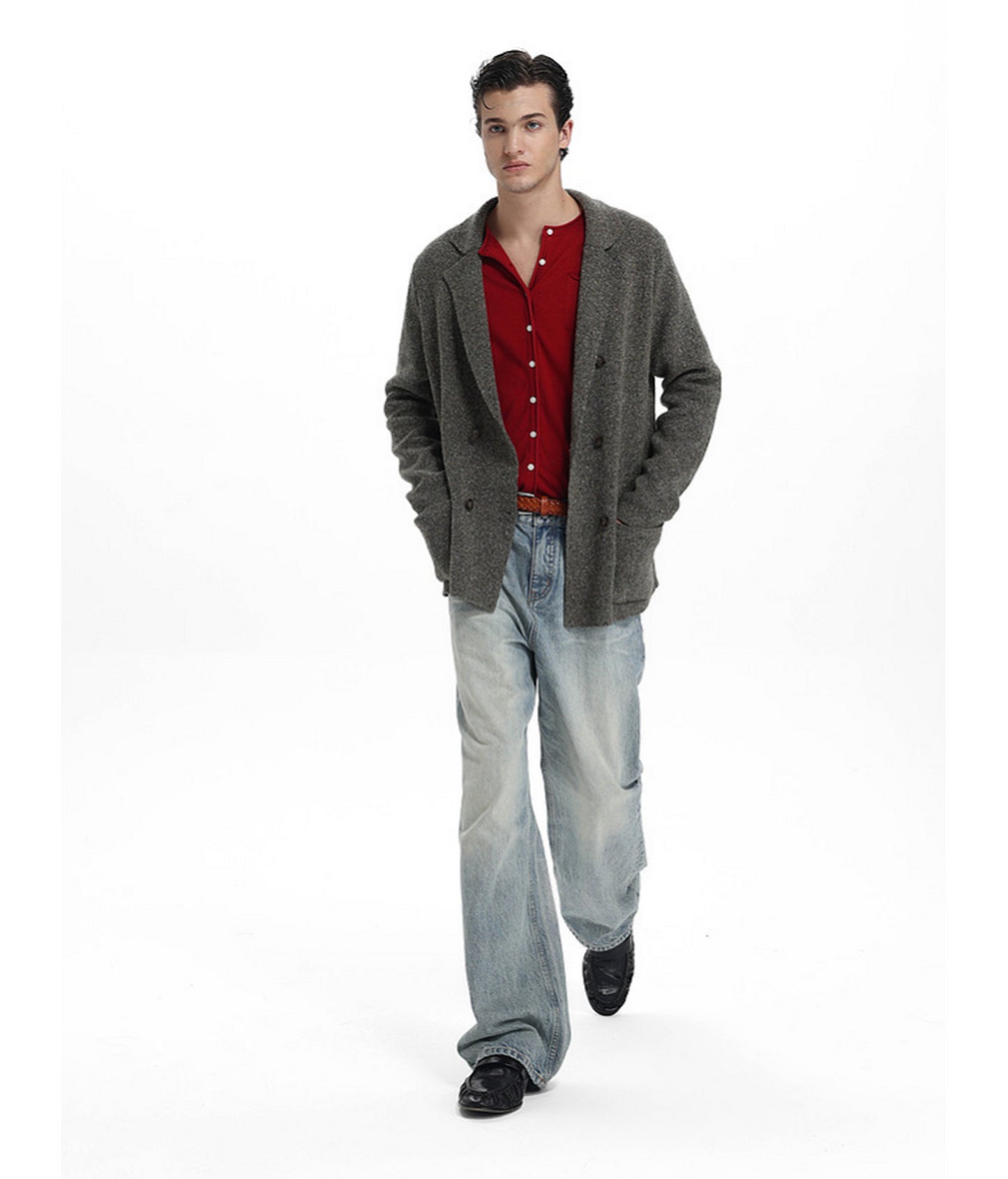 Vintage Heavy-Duty Honeycomb Denim Pants