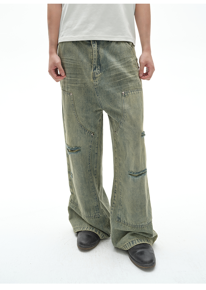 Mad Denim Straight Jeans