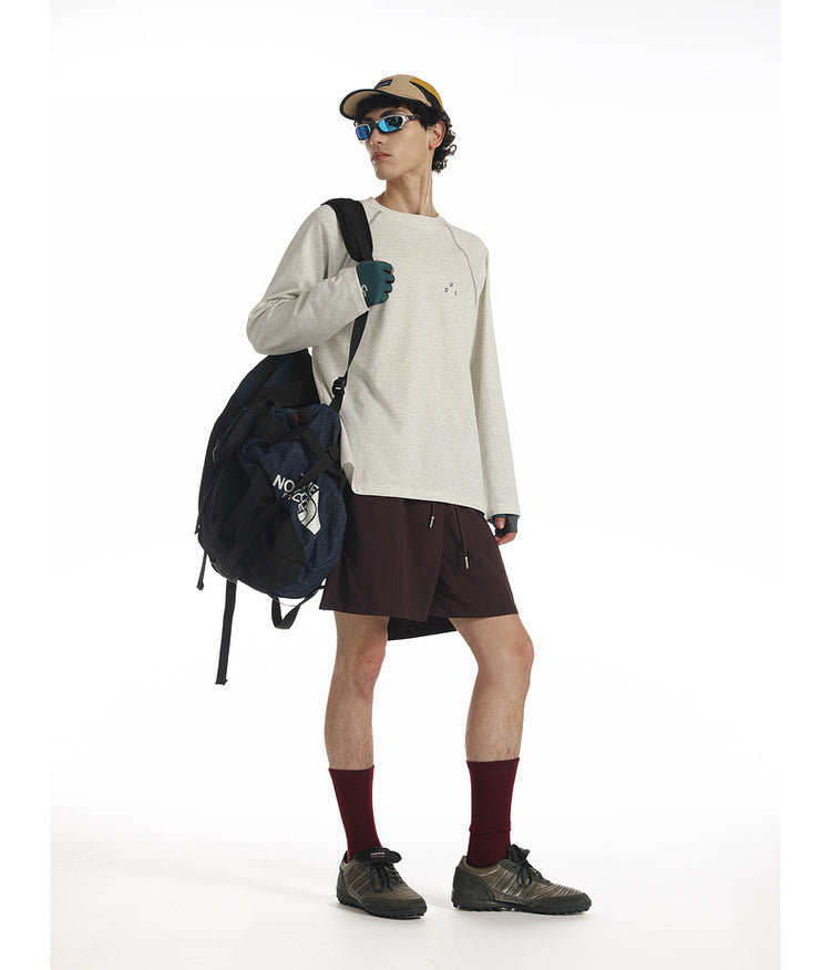 Contrast Color Raglan T-Shirt