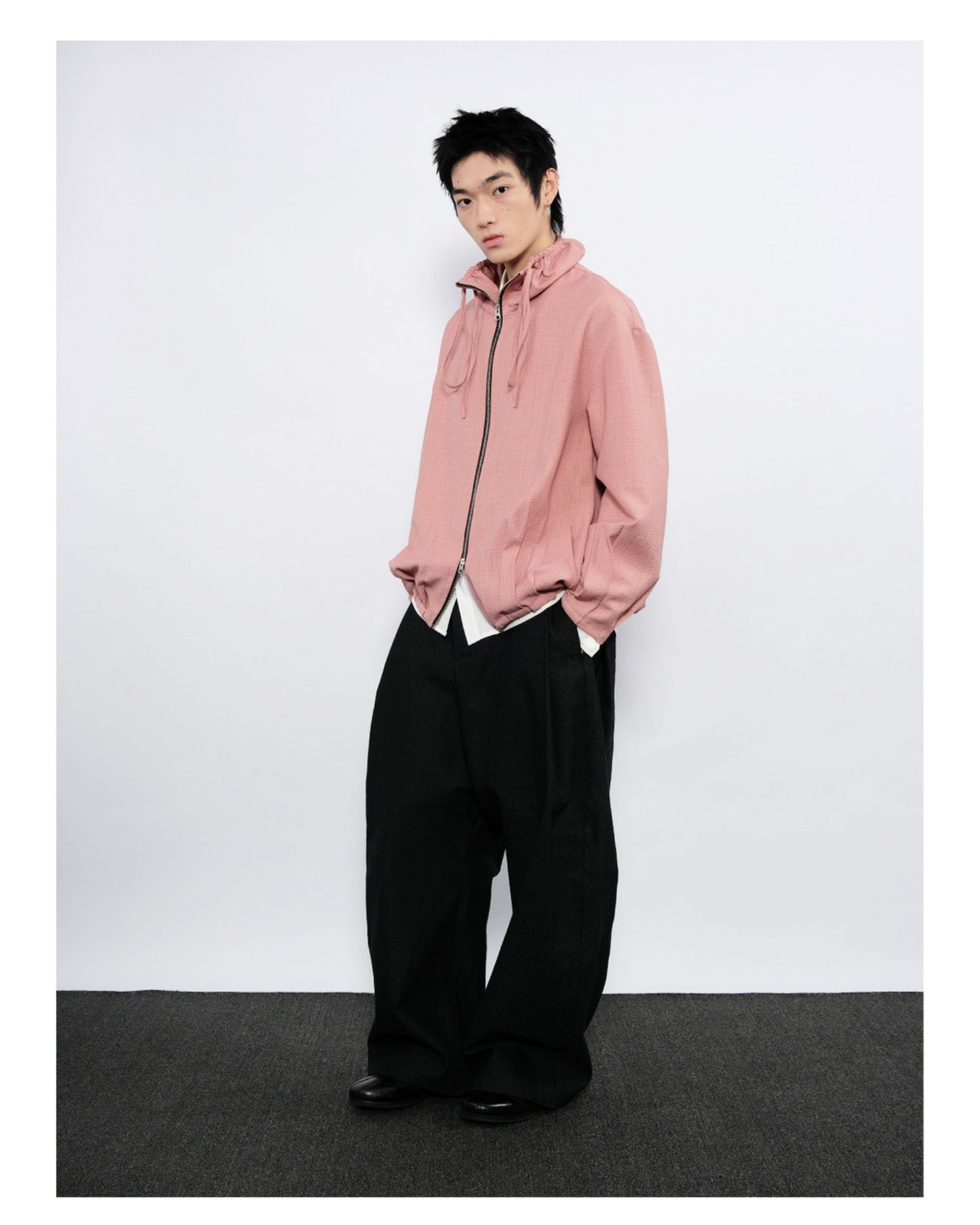 Double-pleated jacket