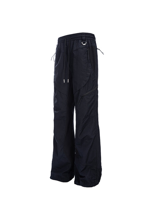 Hidden zipper design casual pants