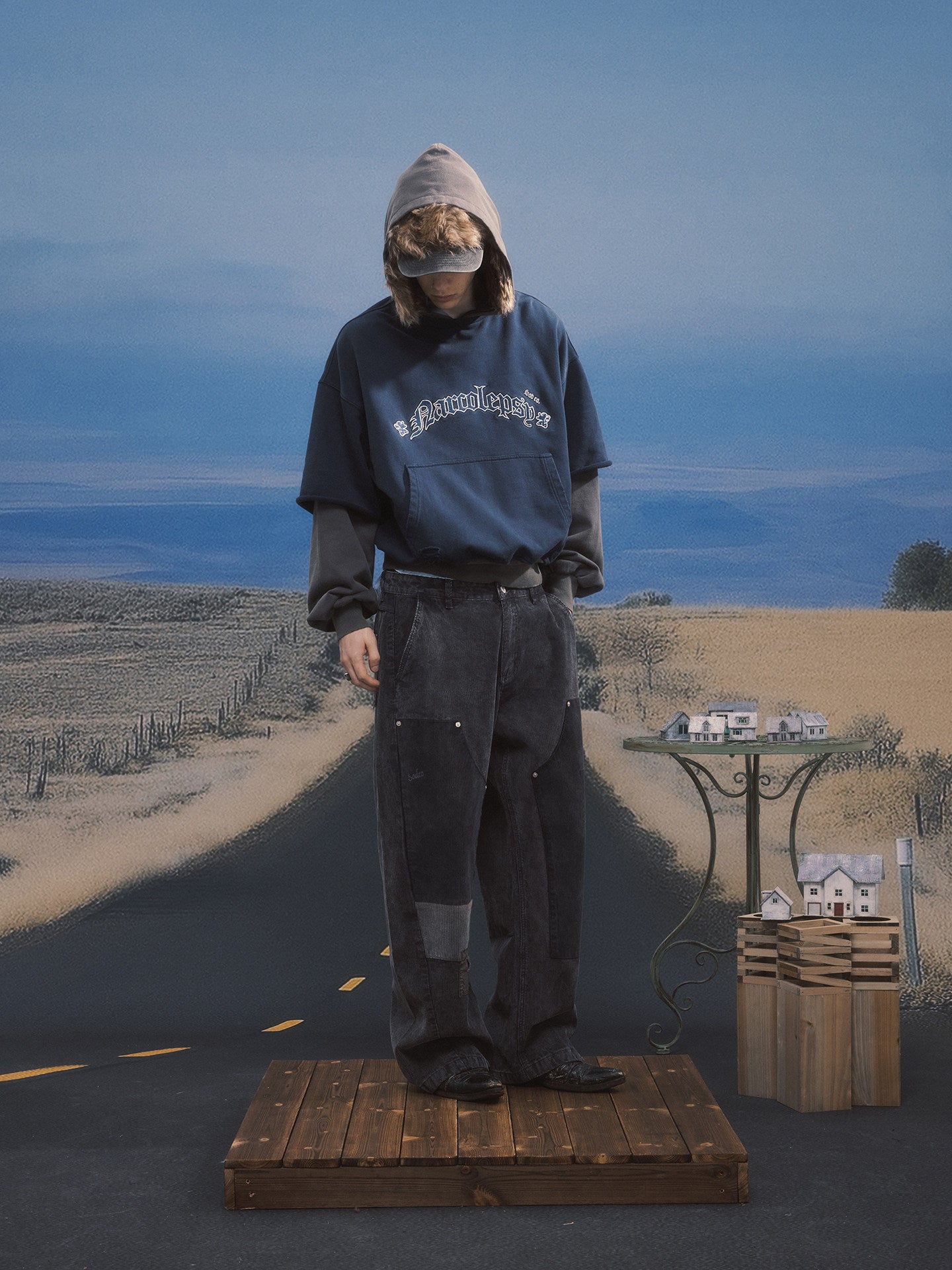 Patchwork Corduroy Pants