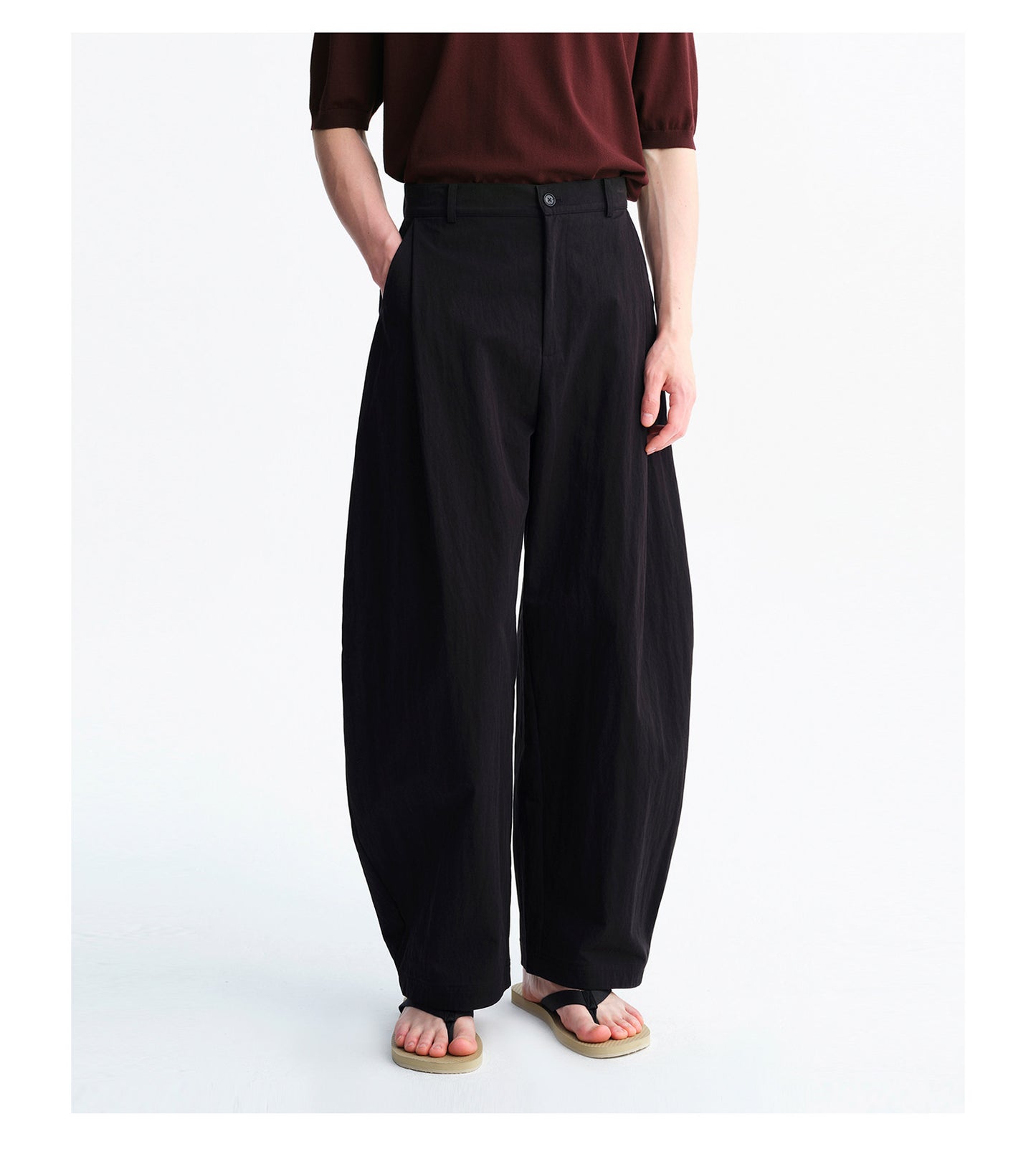 Loose-Fit Casual Balloon Pants