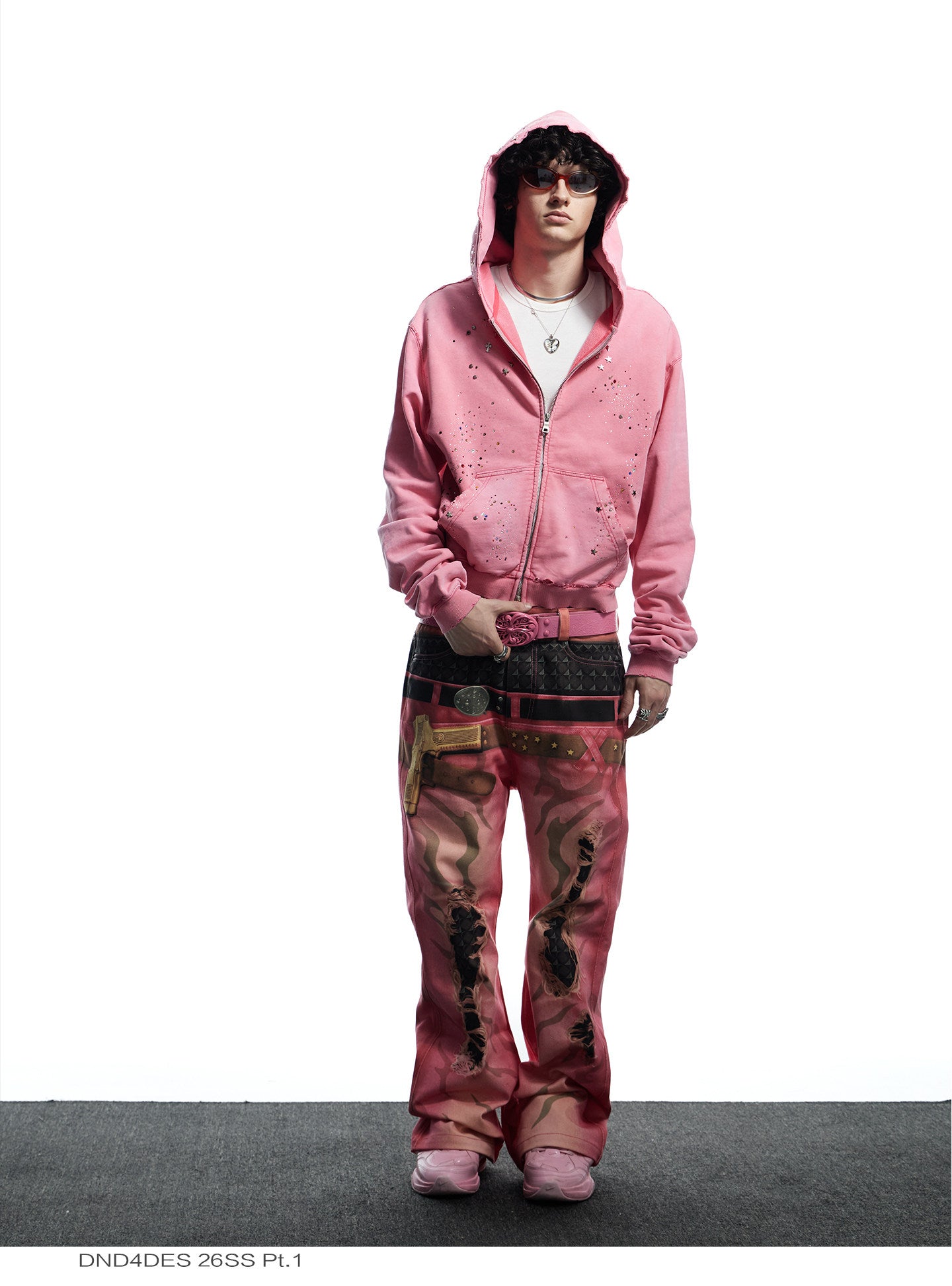 Pink Custom Buckle Belt