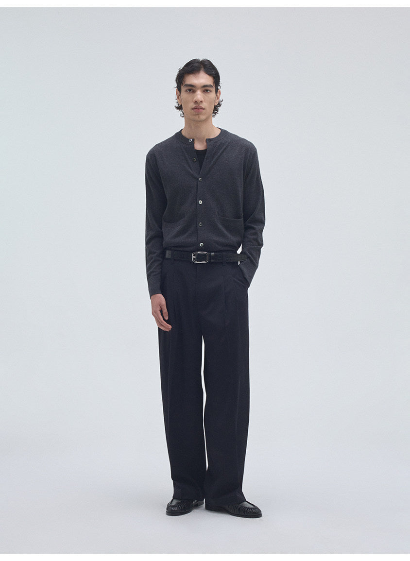 Classic Double-Tuck Casual Pants