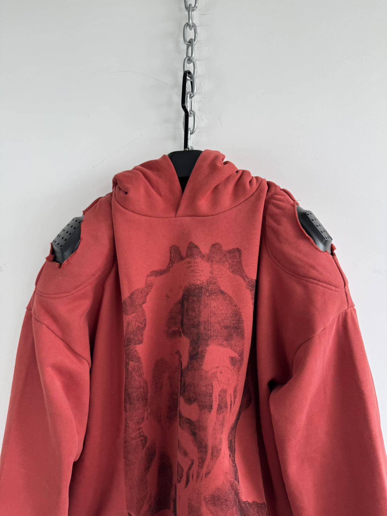 Padded Shoulder Sweatshirt